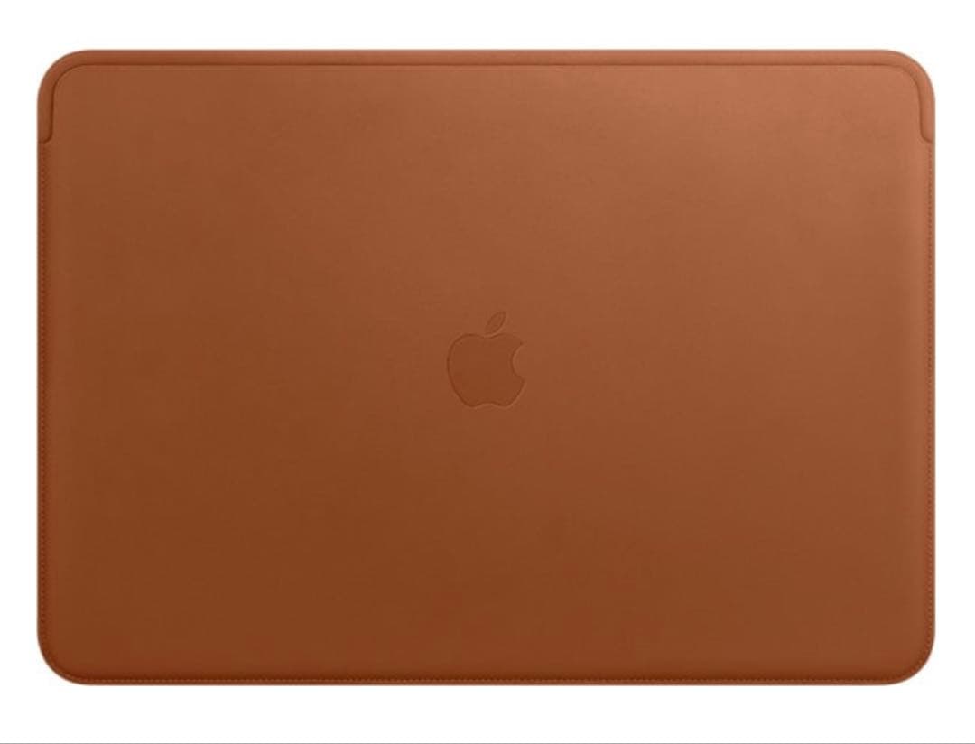 アップル 15インチ MacBook Pro用レザー スリーブ サドルブラウン