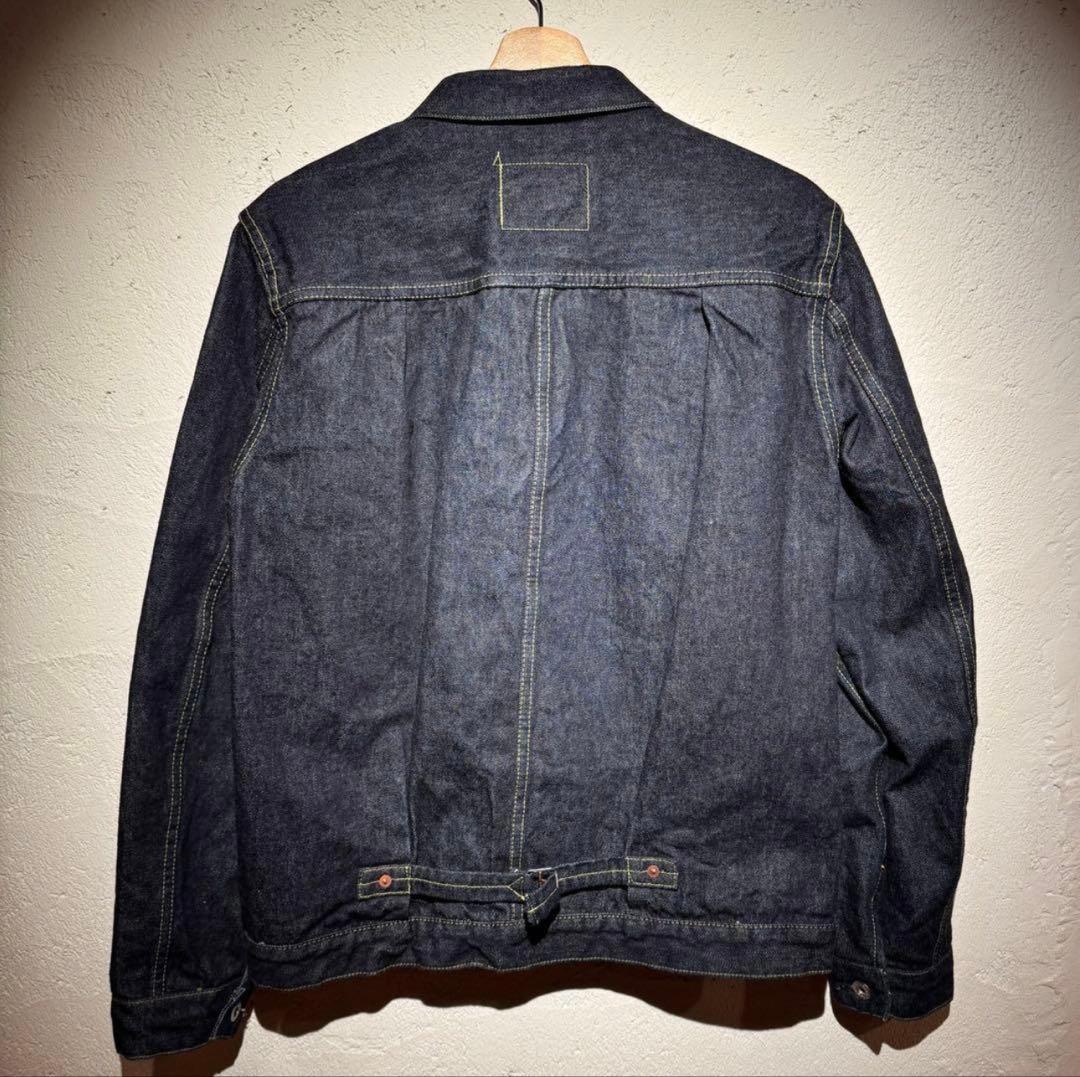 廃盤【TCBjeans】大戦モデル Tバック 赤タブ デニムジャケット 40