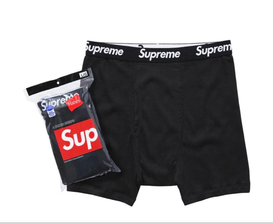 Sサイズ4枚 Supreme Hanes® Boxer Briefs