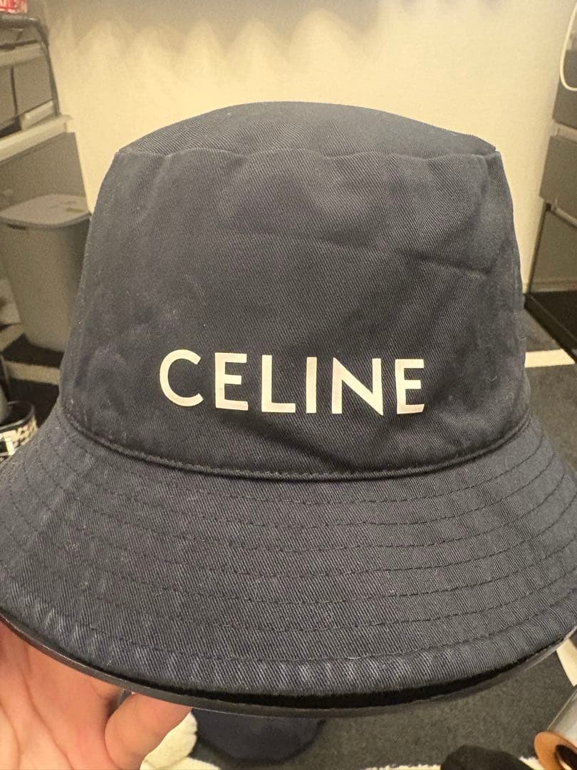 CELINE バケットハット 黒
