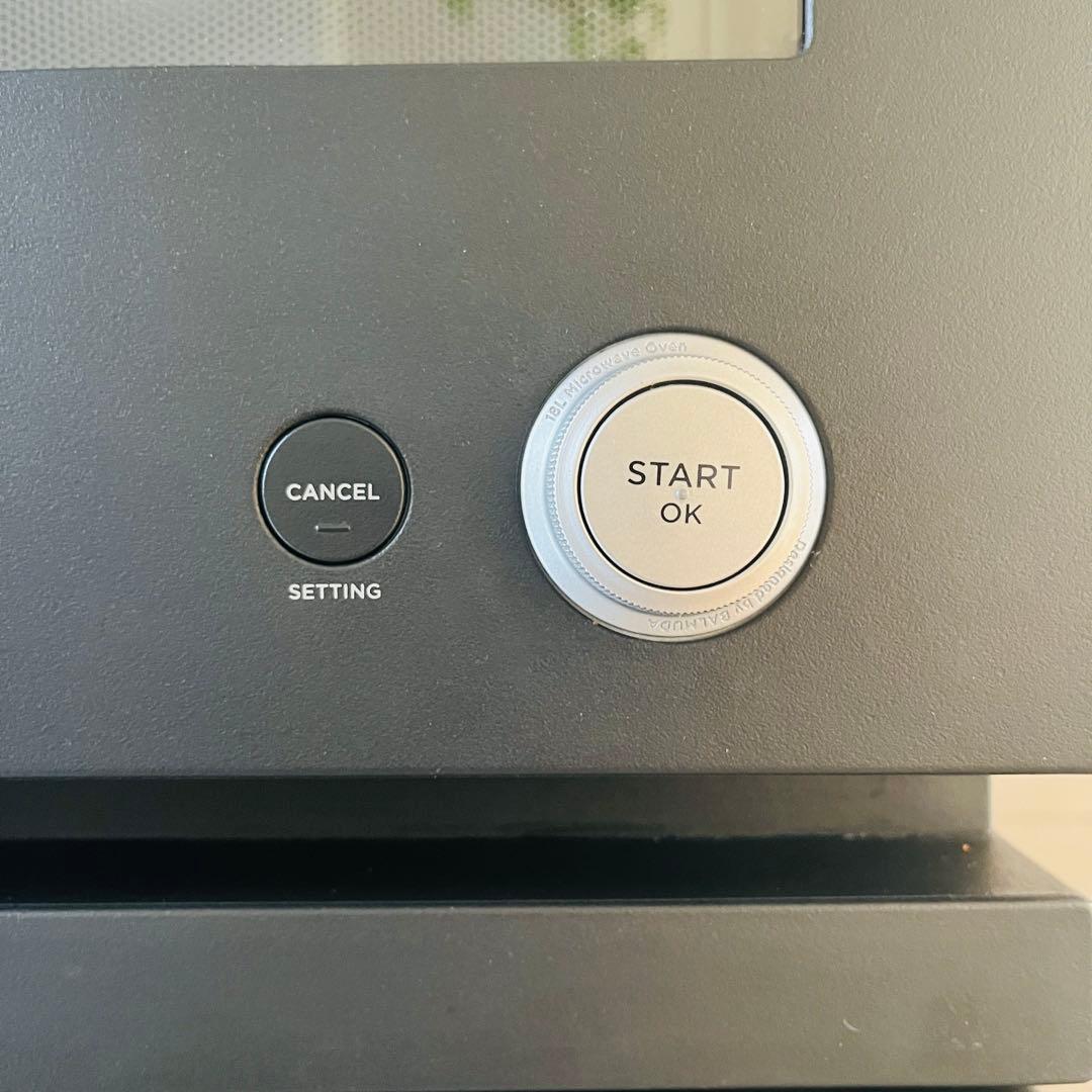 【2022年製/ジャンク】バルミューダ オーブンレンジ K04A ブラック 黒