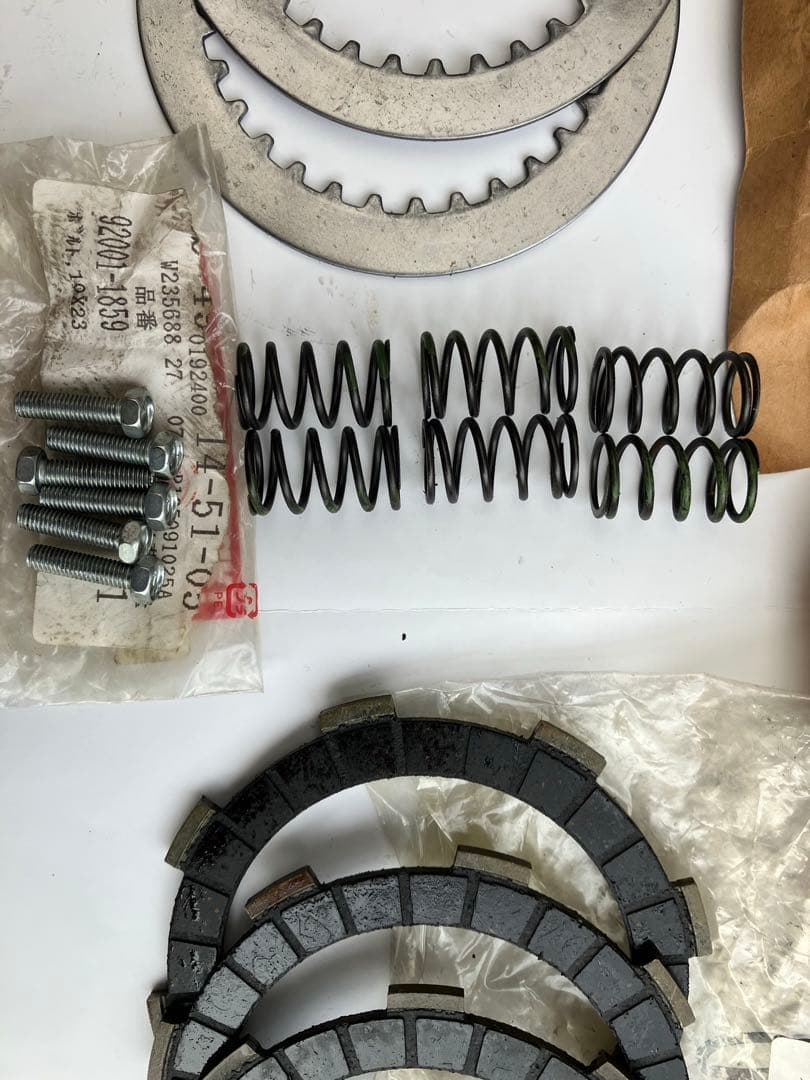 カワサキ　KSR80 クラッチ部品　まとめ売り　中古
