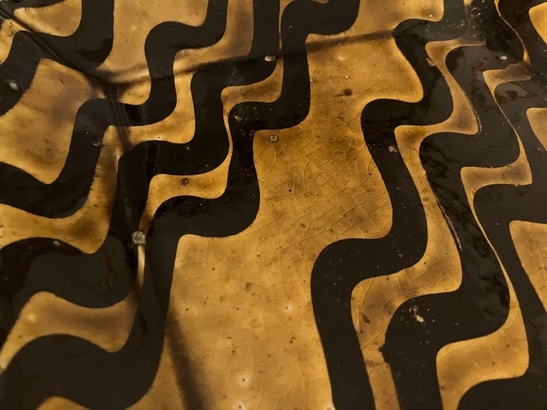 陶器　3点セット　民藝　大皿　バーナードリーチ　スリップウェア