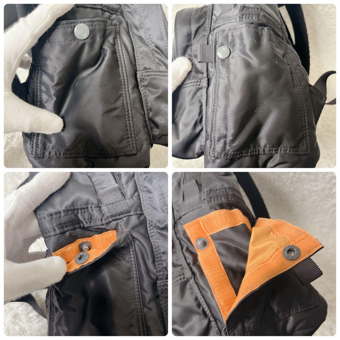 美品 ポーター タンカー バックパック 大容量 ブラック 19ℓ A4 通勤 黒