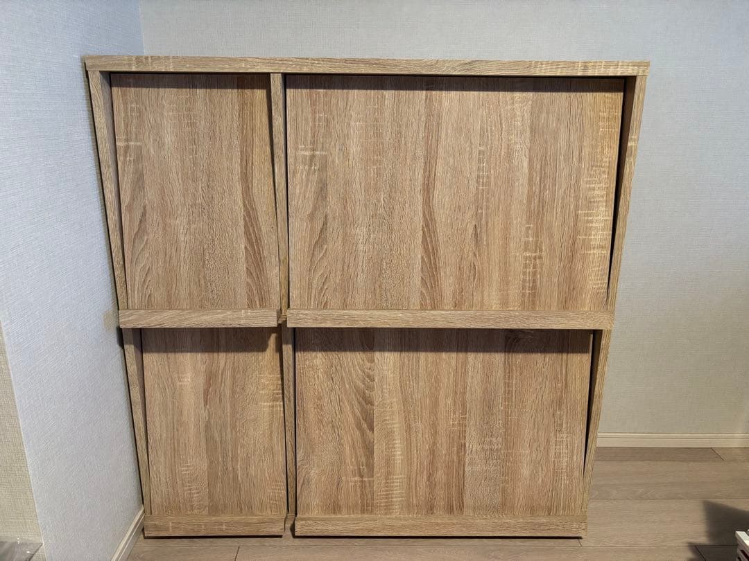 本棚 棚 収納棚　ディスプレイラック　木目調　オーク（最終値下げ）