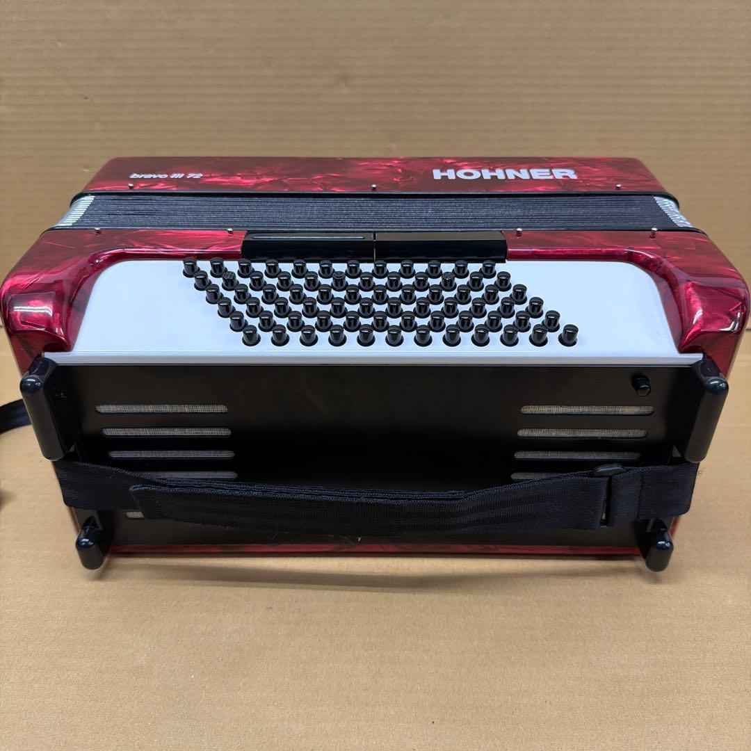 HOHNER BRAVO III 72アコーディオン ケース付
