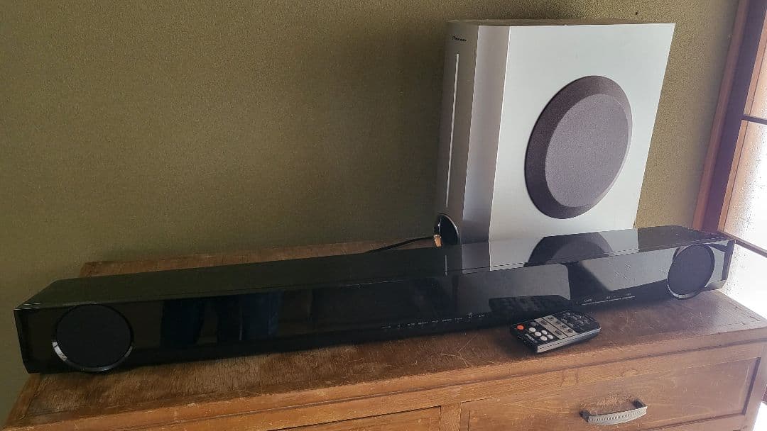 YAMAHA　サウンドバー改・Pioneerサブウーファーセット