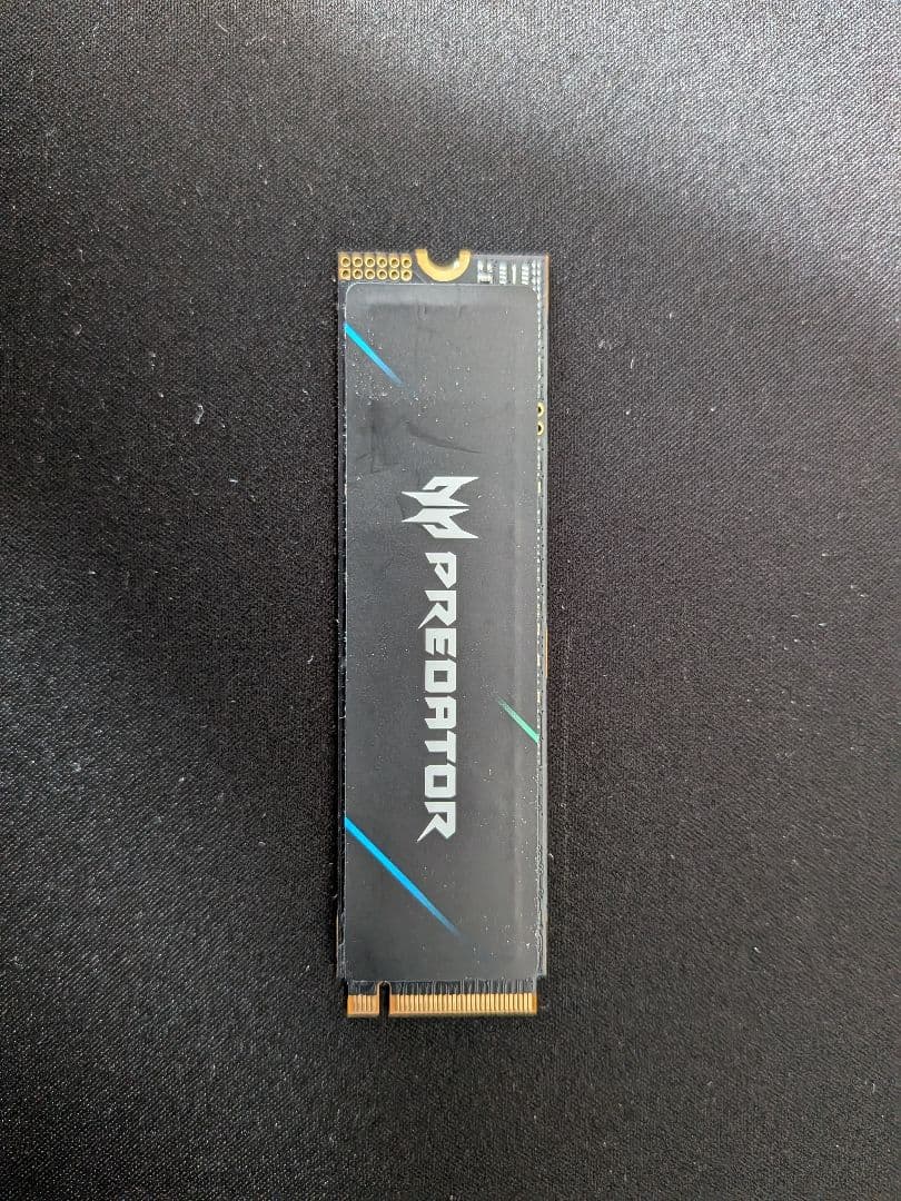 内蔵型SSD Acer Predator M.2 SSD 1TB GM6 NVMe2.0