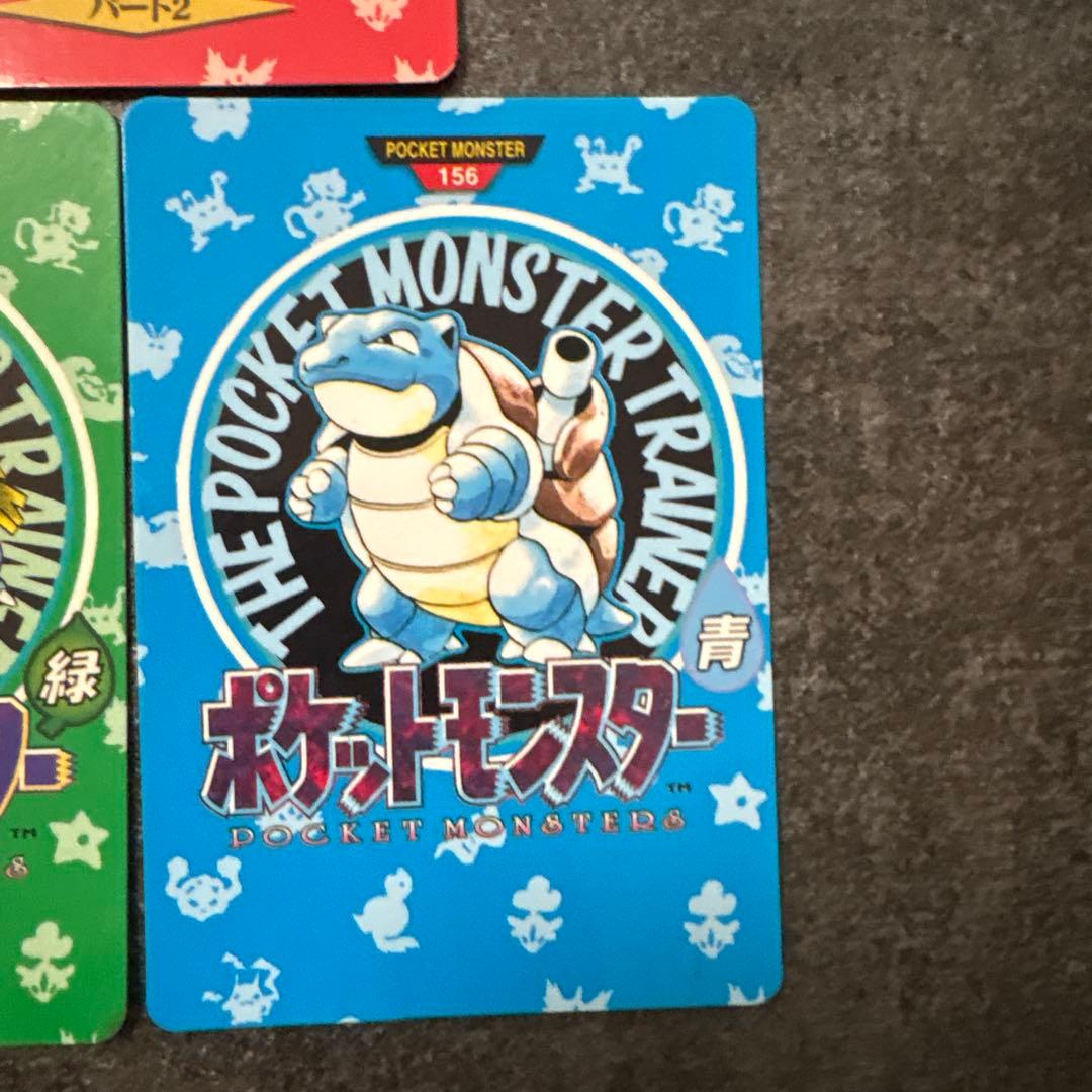 ポケモン カード 3枚セット 赤 緑 青 タウンマップNo.00