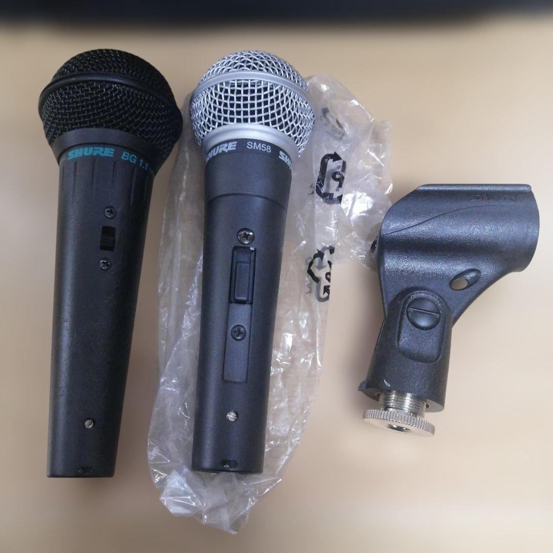 SHURE シュアー SM58 BG 1.1 ダイナミックマイク 2個セット 固