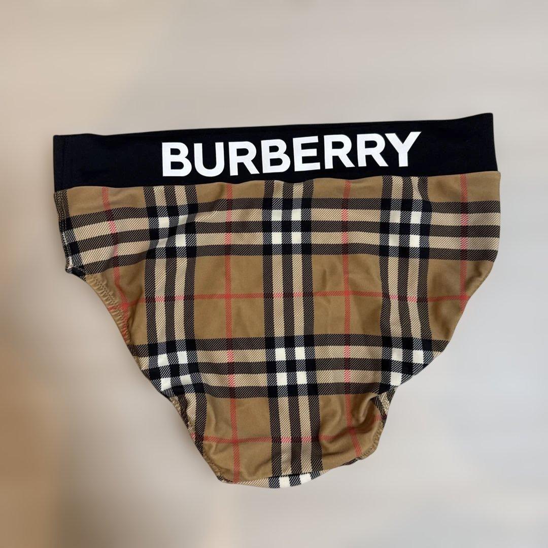 【極美品】BURBERRY チェック柄 セパレート水着キッズ／レディース
