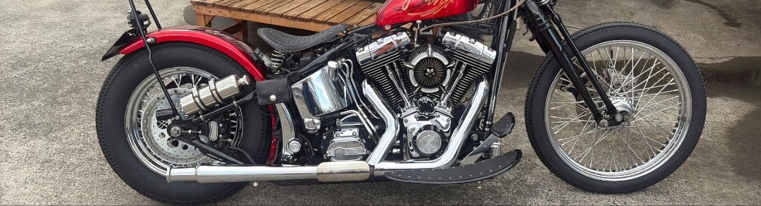 2002年 FLSTC ヘリテイジソフテイル　マフラー