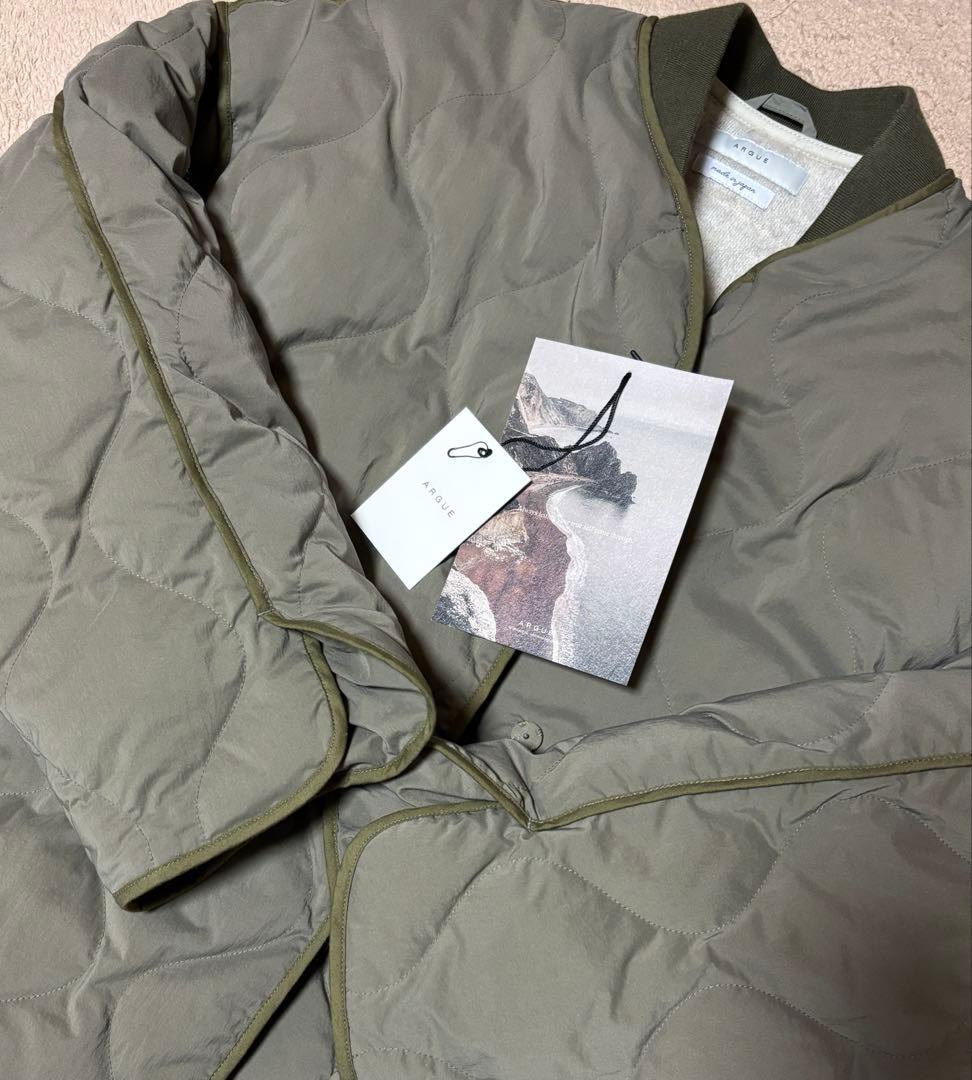 ARGUE／LEYERED QUILTING＆WOOLBOA JUMPER