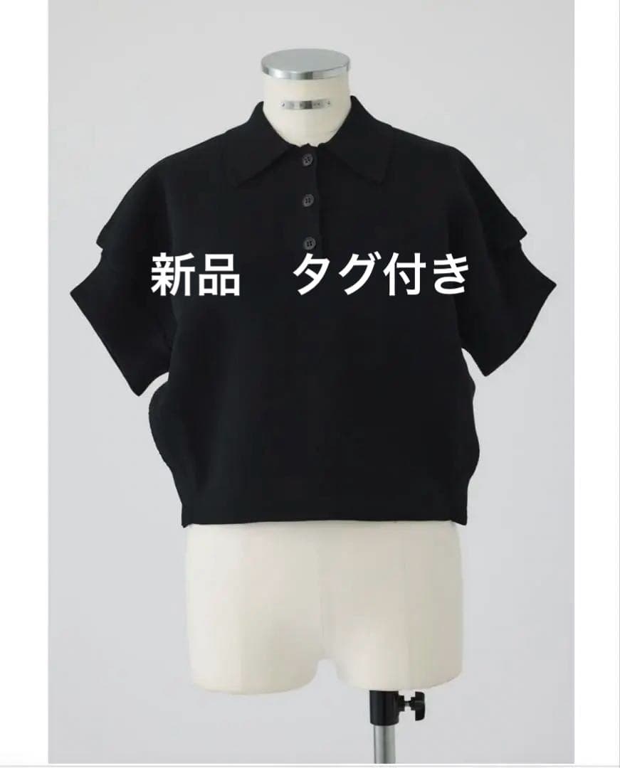 新品　タグ付き　RIM.ARK stylish polo knit