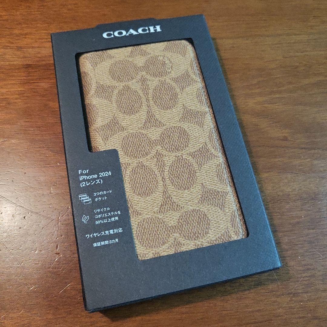 iPhone16 COACH（R）ブックタイプケース