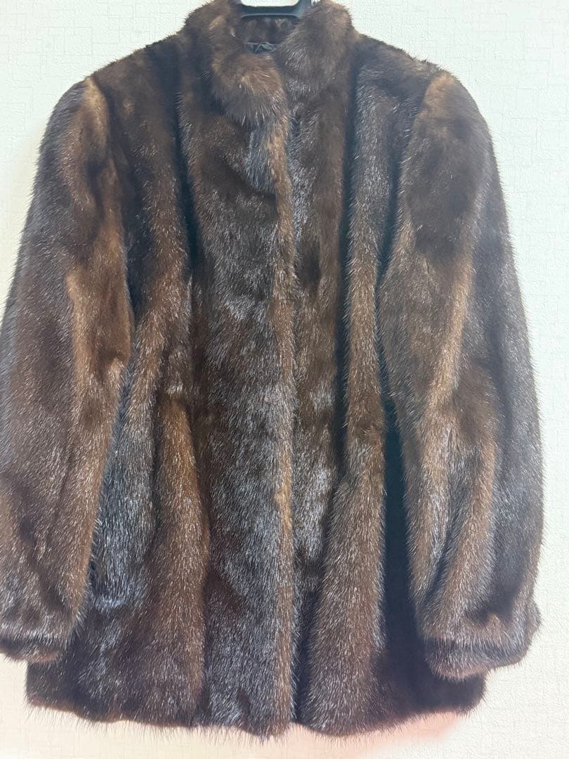 ダークミンクハーフコート