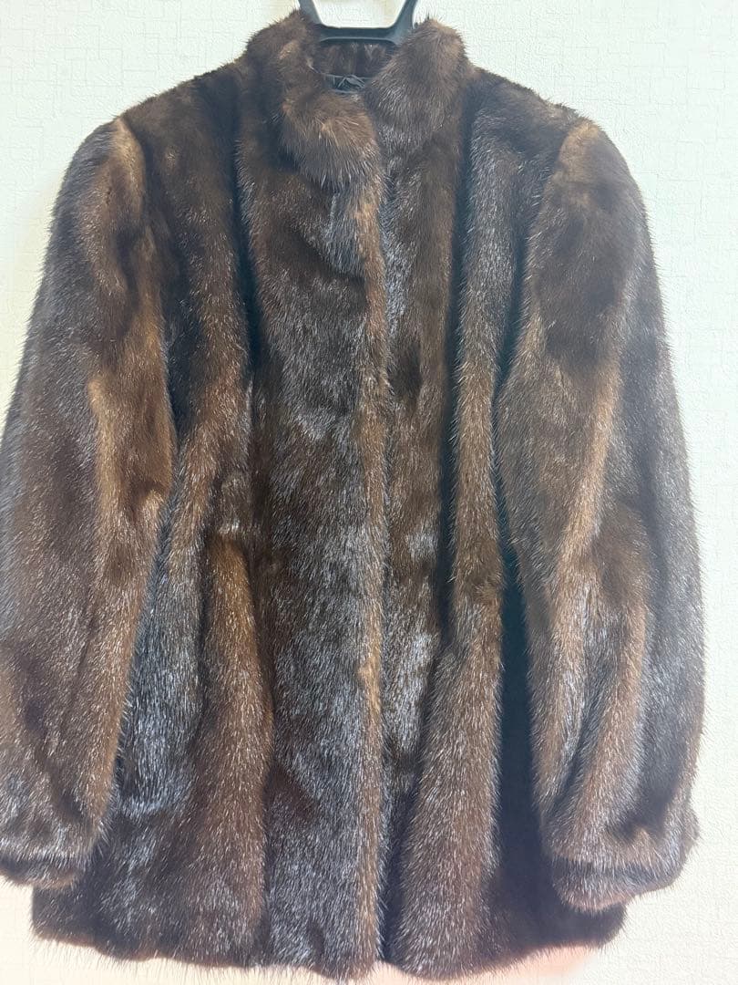 ダークミンクハーフコート