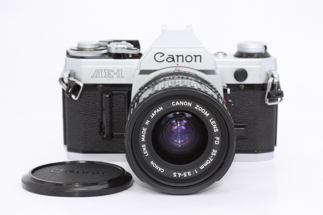 CANON AE-1(NEW FD 35-70mm レンズ付き)完動品#366