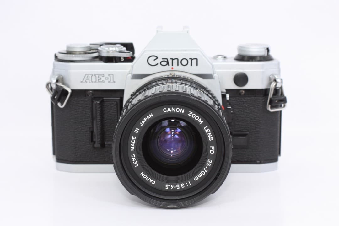 CANON AE-1(NEW FD 35-70mm レンズ付き)完動品#366