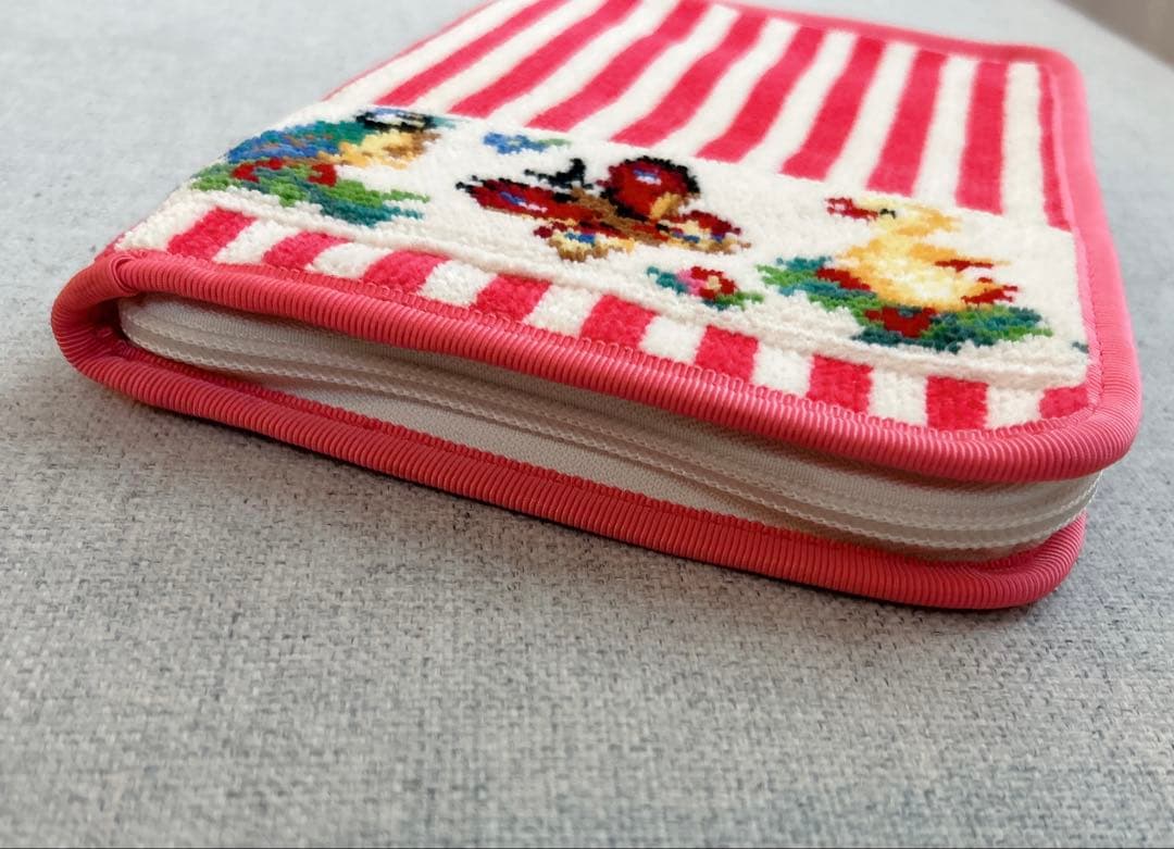 【美品】FEILER（フェイラー）ハイジ柄　母子手帳ケース ピンク