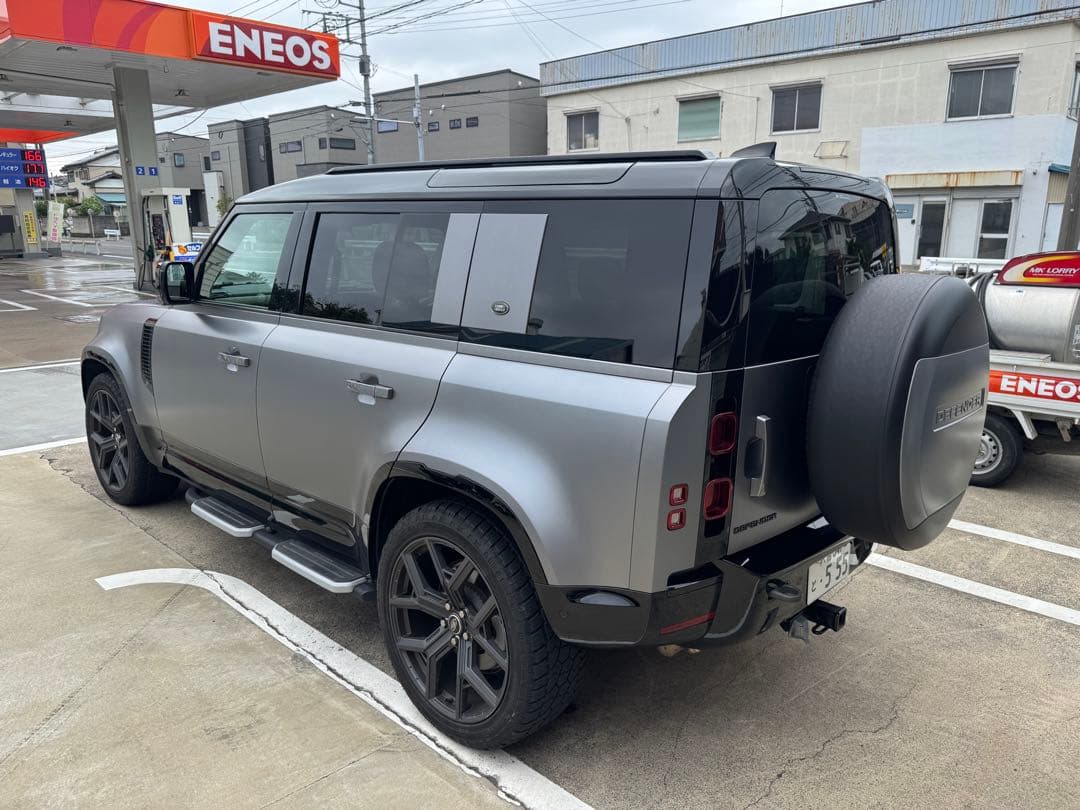 Defender 背面タイヤカバー　グレー