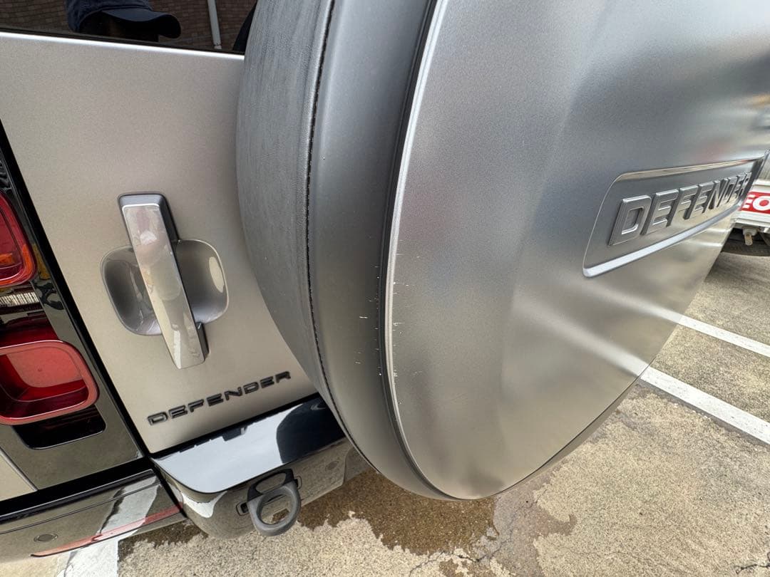 Defender 背面タイヤカバー　グレー