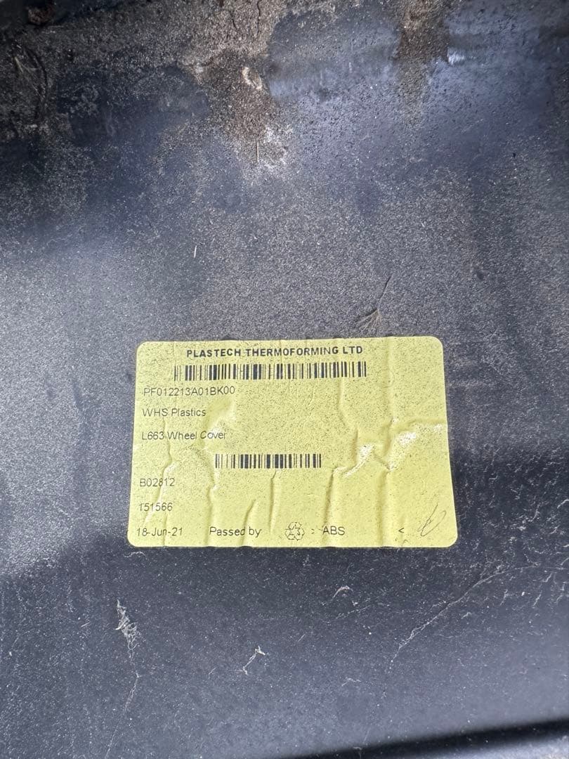 Defender 背面タイヤカバー　グレー