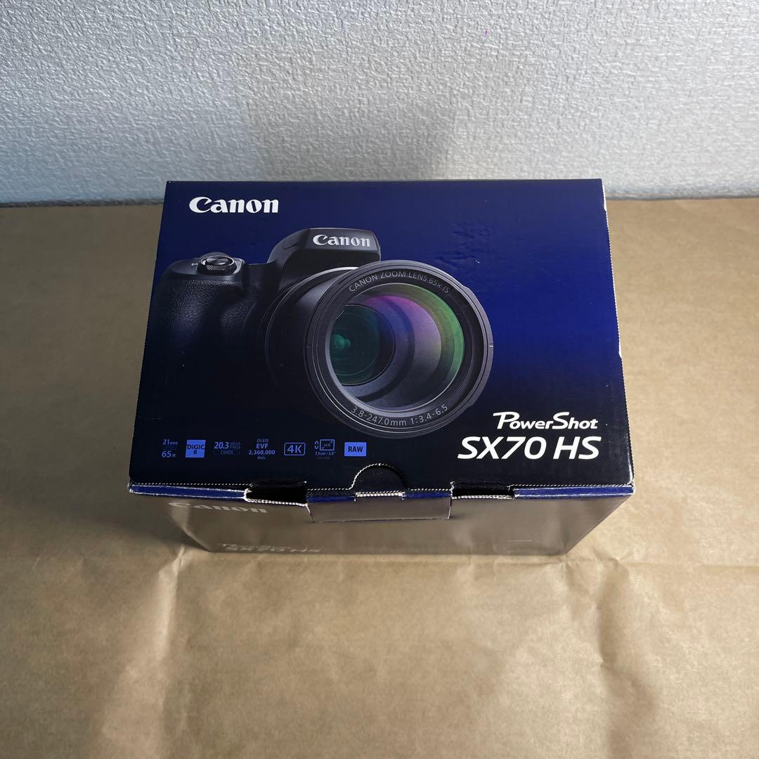 【新品展示品】Canon PowerShot SX70HS 本体　付属品あり完品