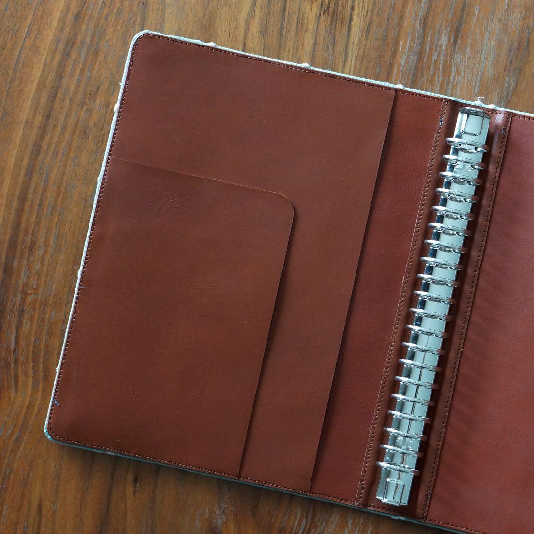 ミナペルホネン　タンバリン　A5リングバインダー20穴手帳