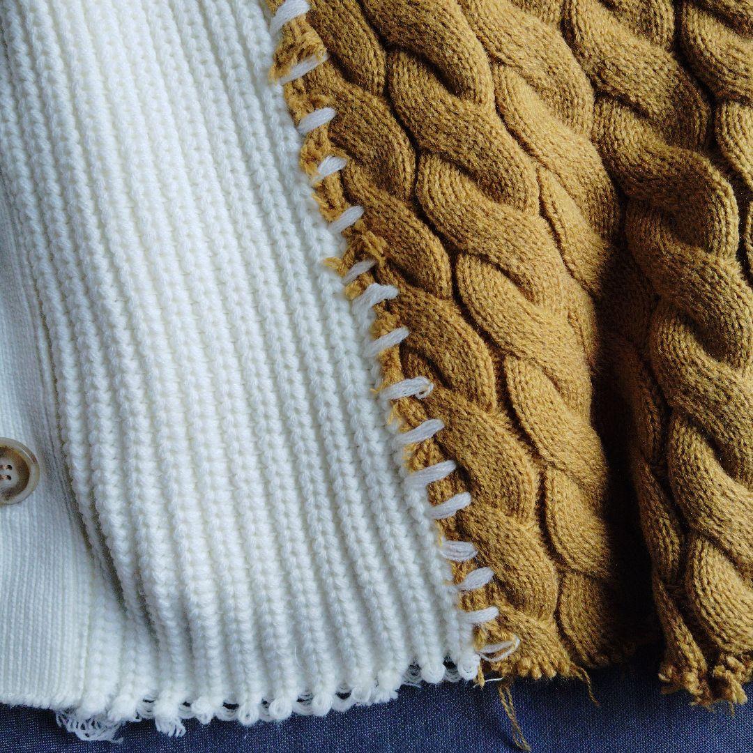 リメイク風カーディガン、デニムストール等おまとめで。チャエマです。