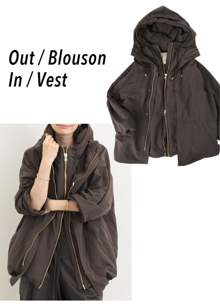 アパルトモン別注 REMI RELIEF Zip up 2way Blouson