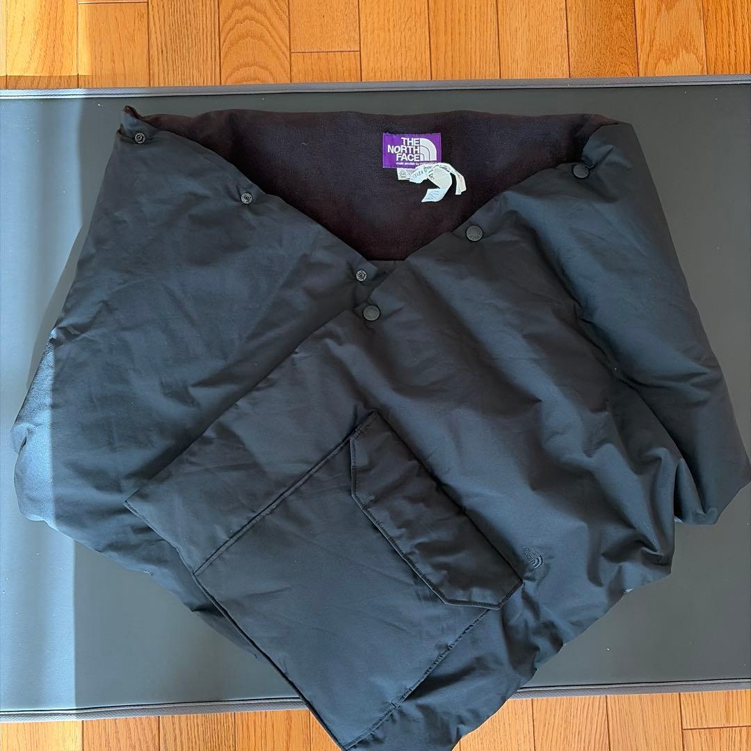 YEVISU ノースフェイスパープルレーベルダウンケープ