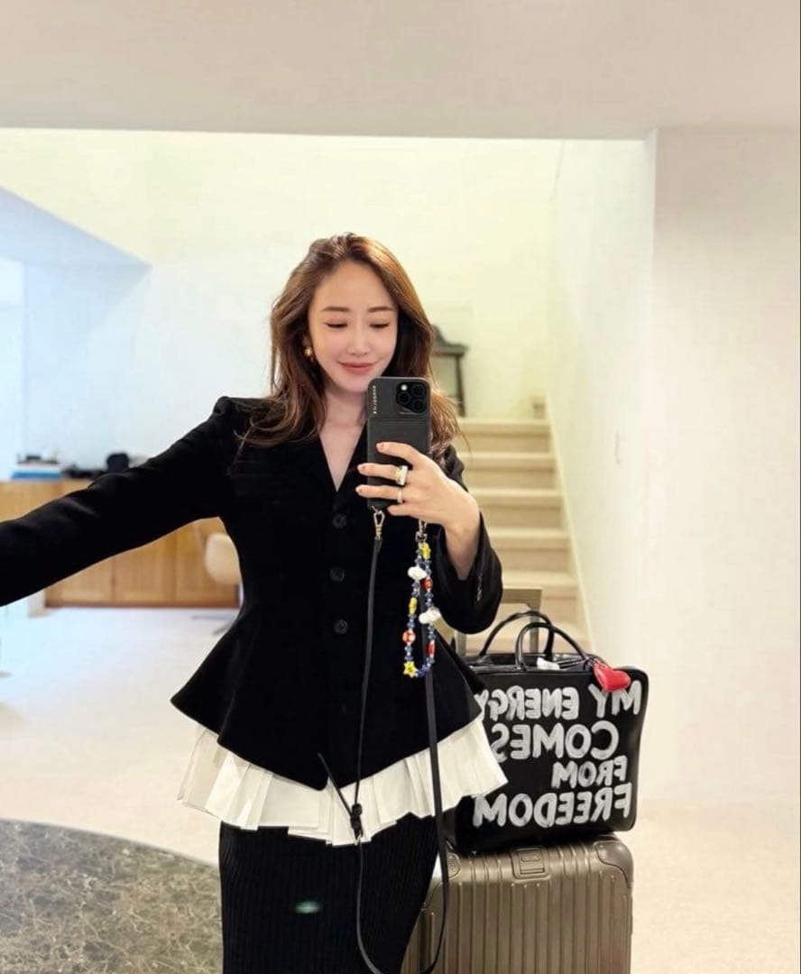 CADUNE カデュネ 神崎恵 ペプラムジャケット　38 M テーラード フリル