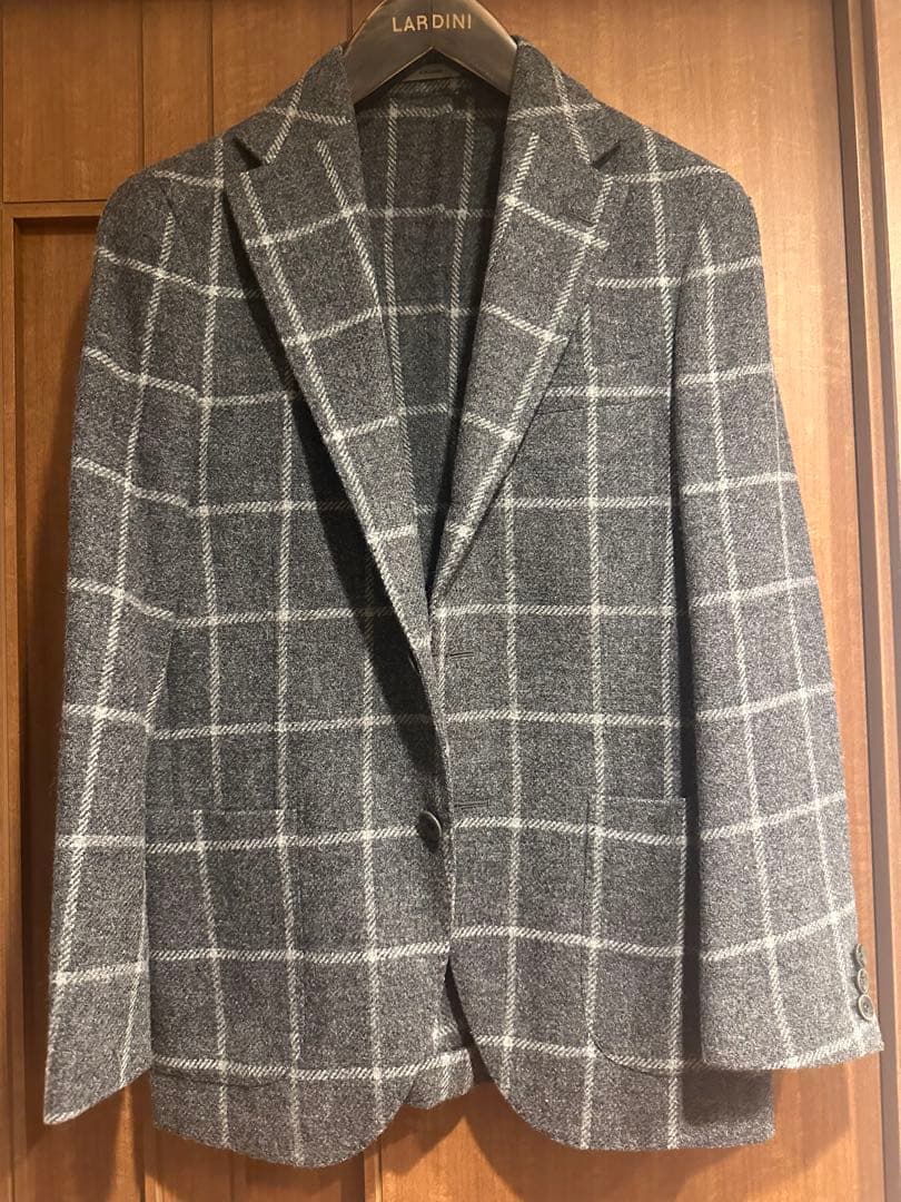 ⭐️BOGLIOLI⭐️グレー⭐️チェック‼️ジャケット‼️DOVER⭐️42