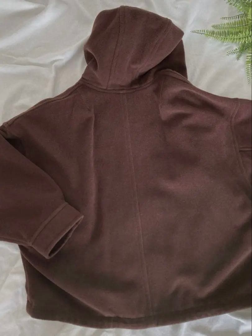 [新品未使用] zucca ズッカフード付ブラウンジャケット　アウター　ブルゾン