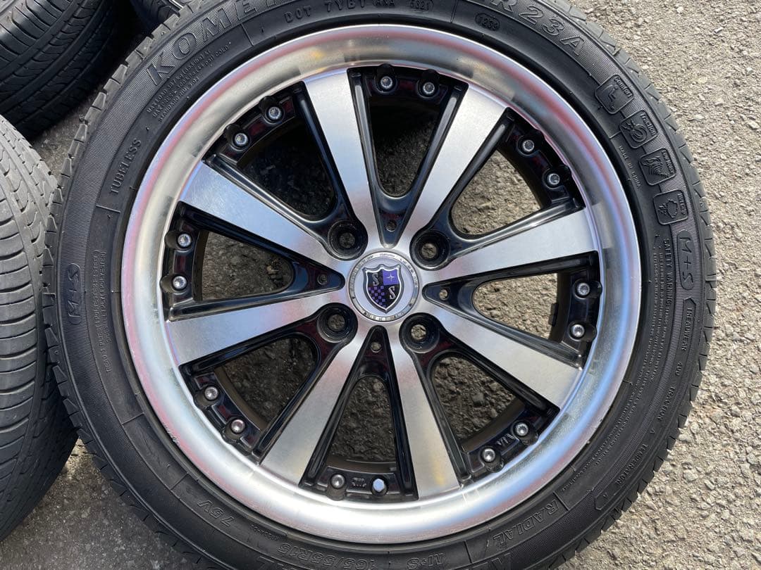 タント、N-BOXなどに！シュタイナーVS5 165/55R15バリ溝タイヤ付！