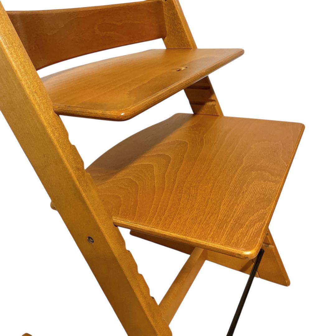ストッケ　トリップトラップ　チェリー　ノーシリアル　北欧家具　stokke
