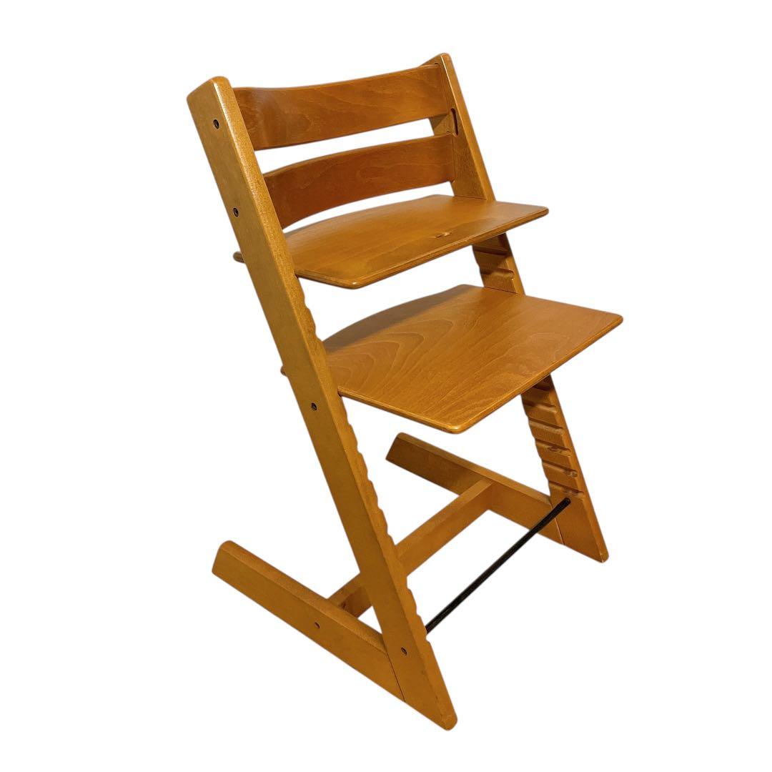 ストッケ　トリップトラップ　チェリー　ノーシリアル　北欧家具　stokke