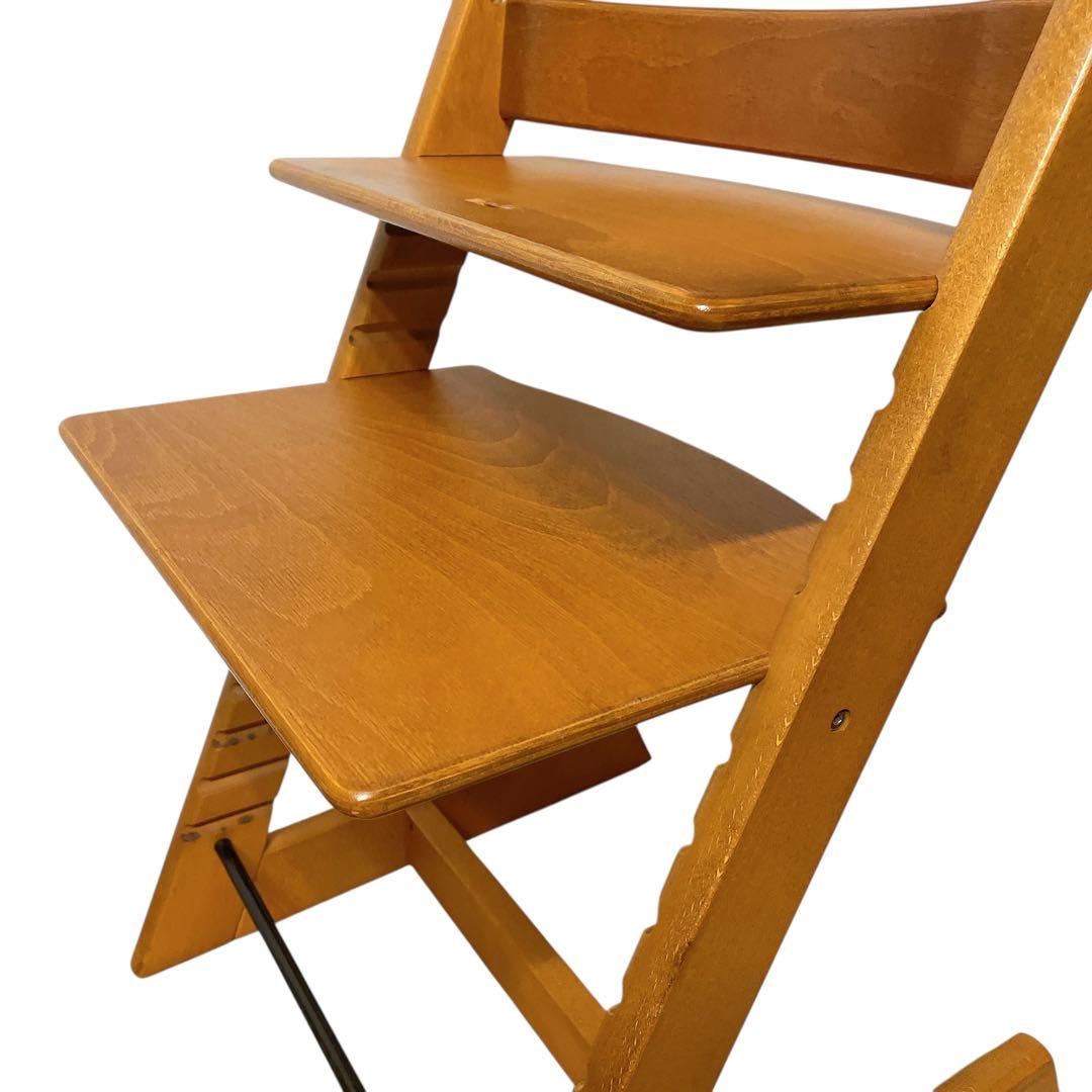 ストッケ　トリップトラップ　チェリー　ノーシリアル　北欧家具　stokke