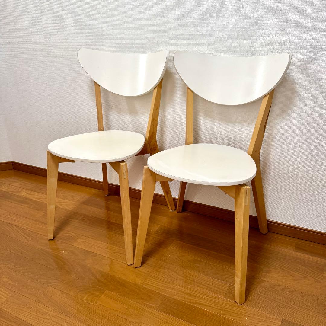 【送料込み】IKEA チェア NORDMYRA ノールドミーラ 2脚