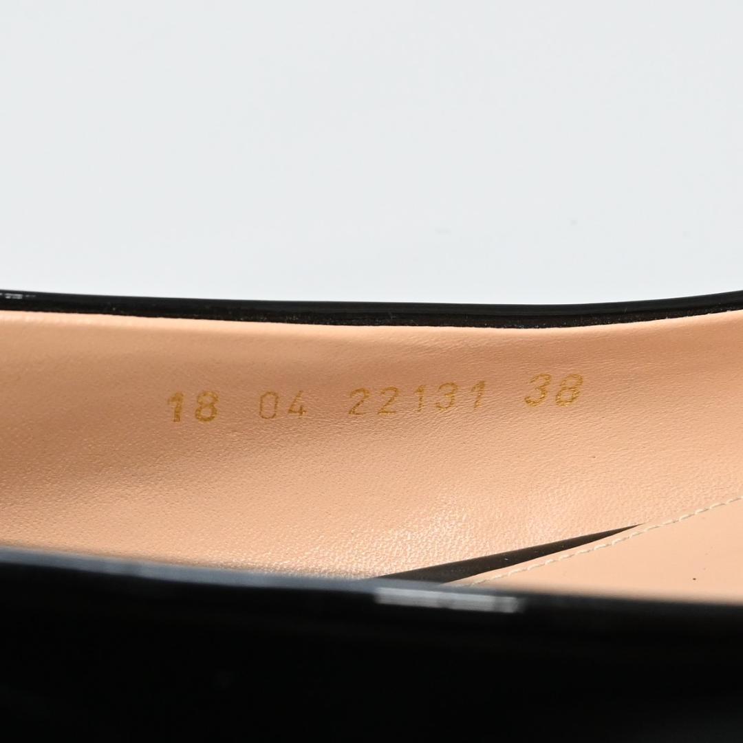 ■ □ 47369★年 ジャンヴィト ロッシ パンプス エナメル ブラック