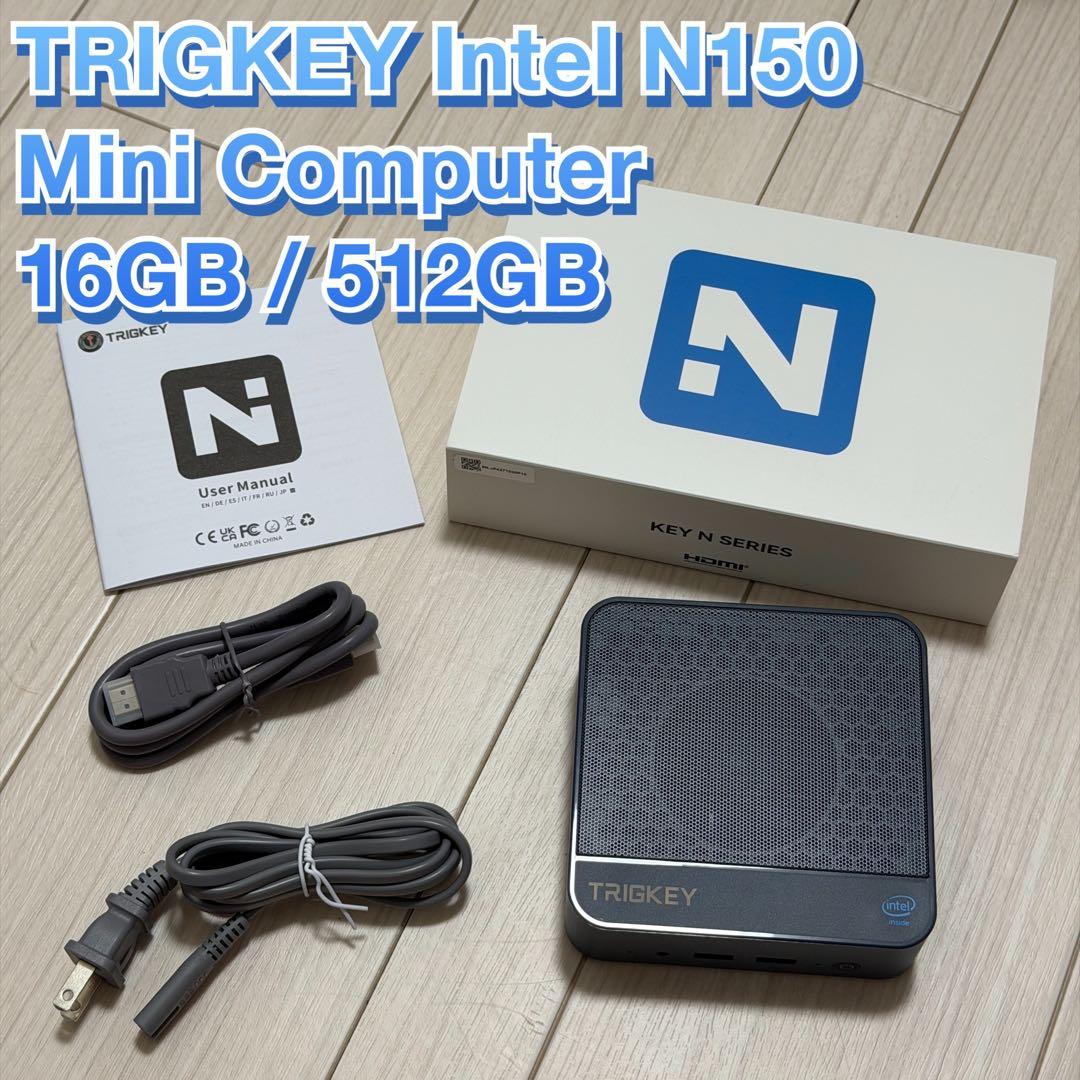 [超美品]N150搭載ミニPC 16GB/500GB Windows11 Pro