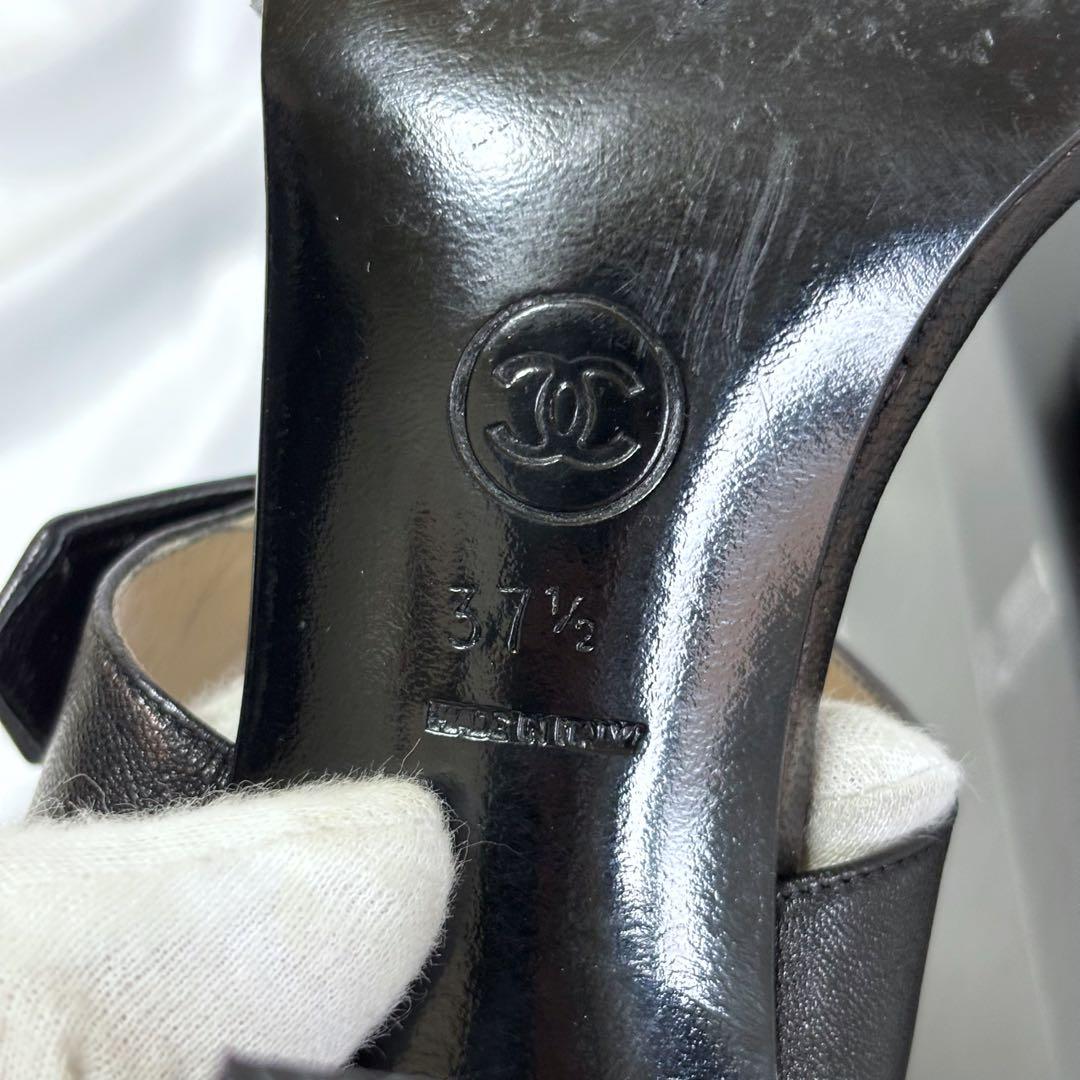 96年✨　CHANEL シャネル　ミュール　ココマーク　ターンロック　ビンテージ