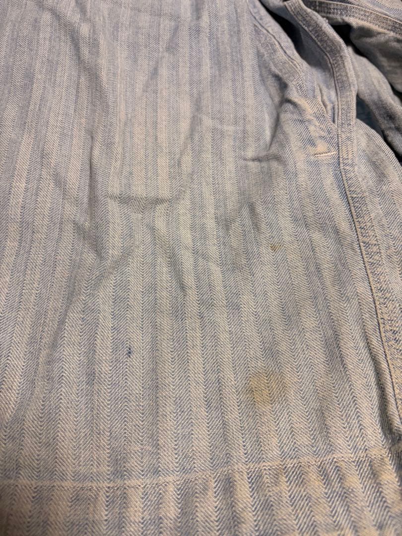 80s ラルフローレン ヘリンボーンデニムカバーオール USA製　Vintage