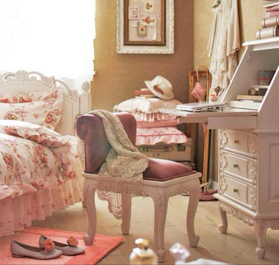 アンティーク 椅子 赤 ロココ調 ヨーロッパ ロリィタ ゴシック