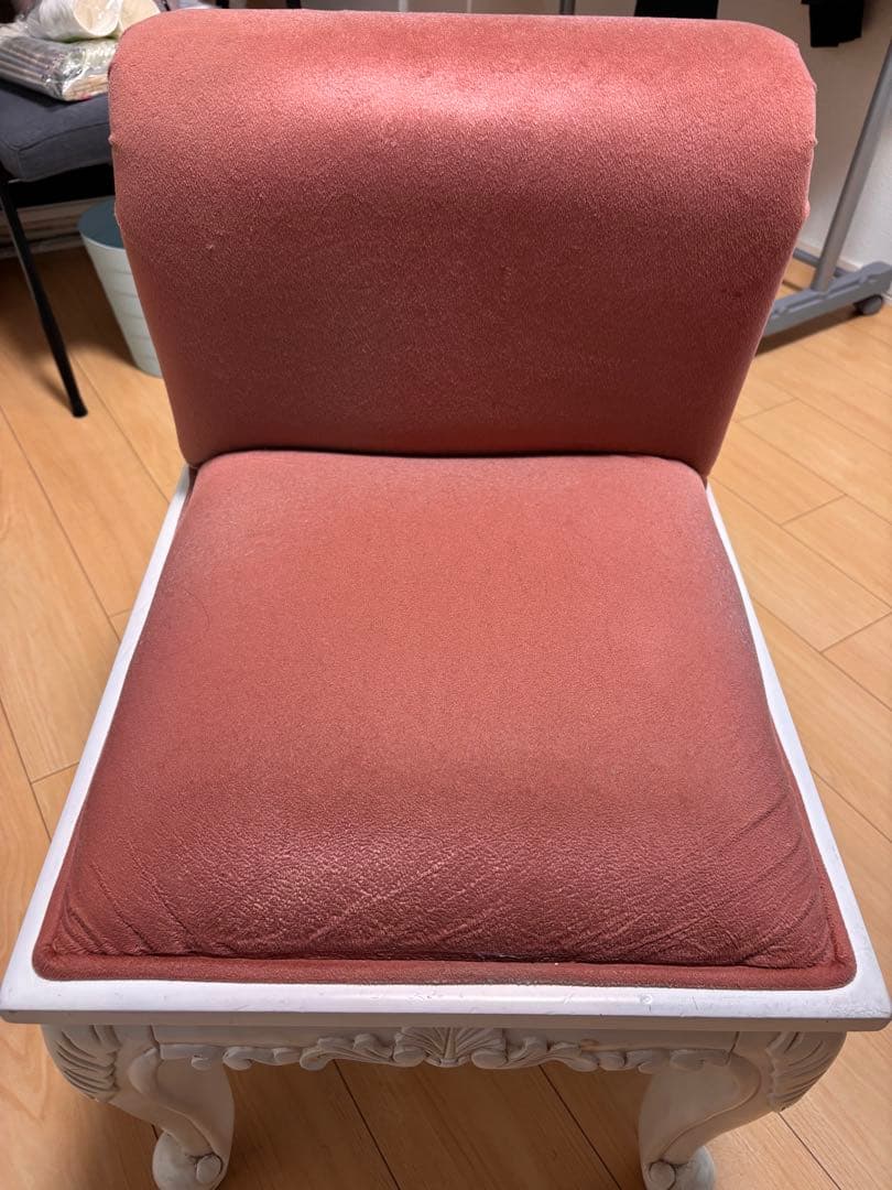 アンティーク 椅子 赤 ロココ調 ヨーロッパ ロリィタ ゴシック