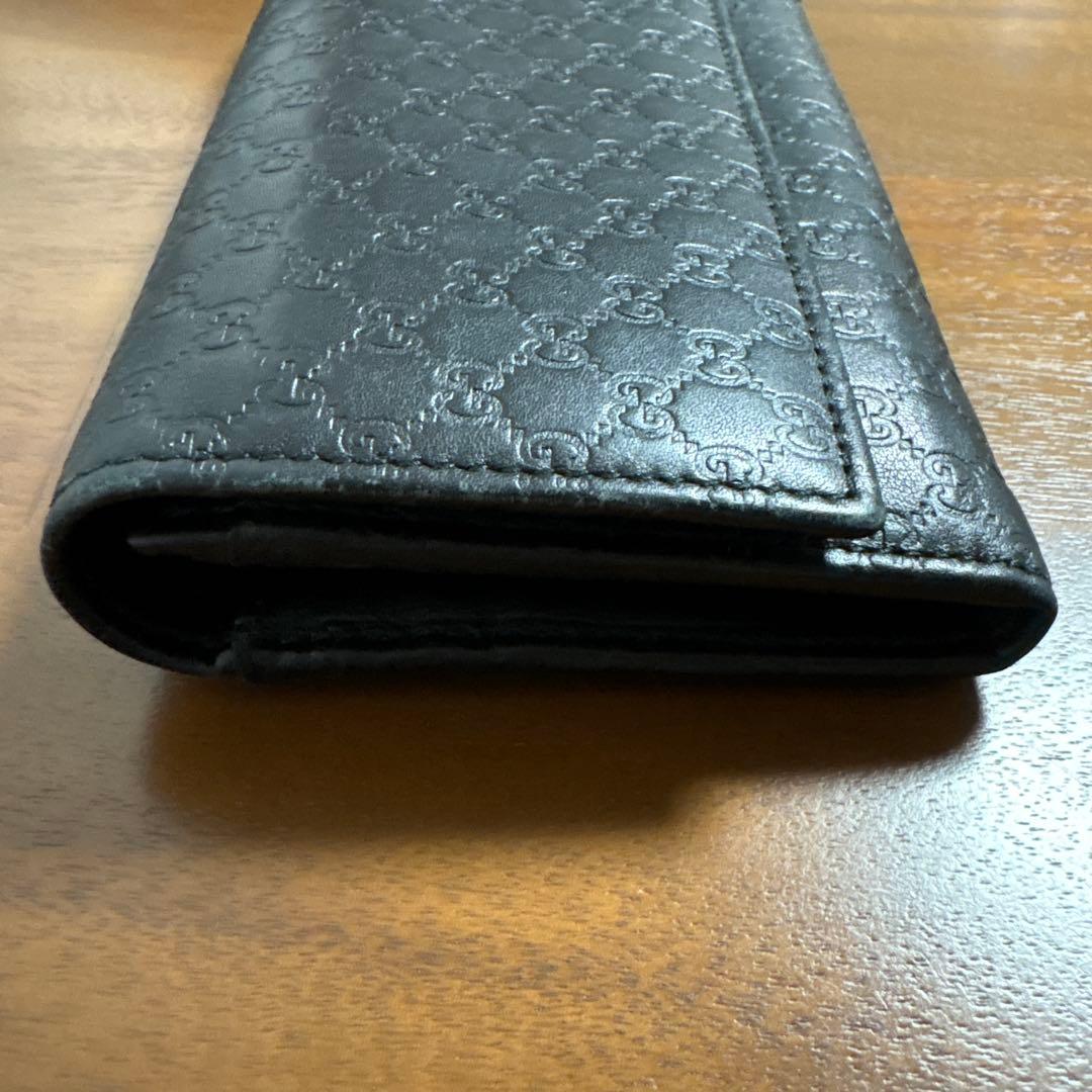 GUCCI マイクログッチシマレザー長財布