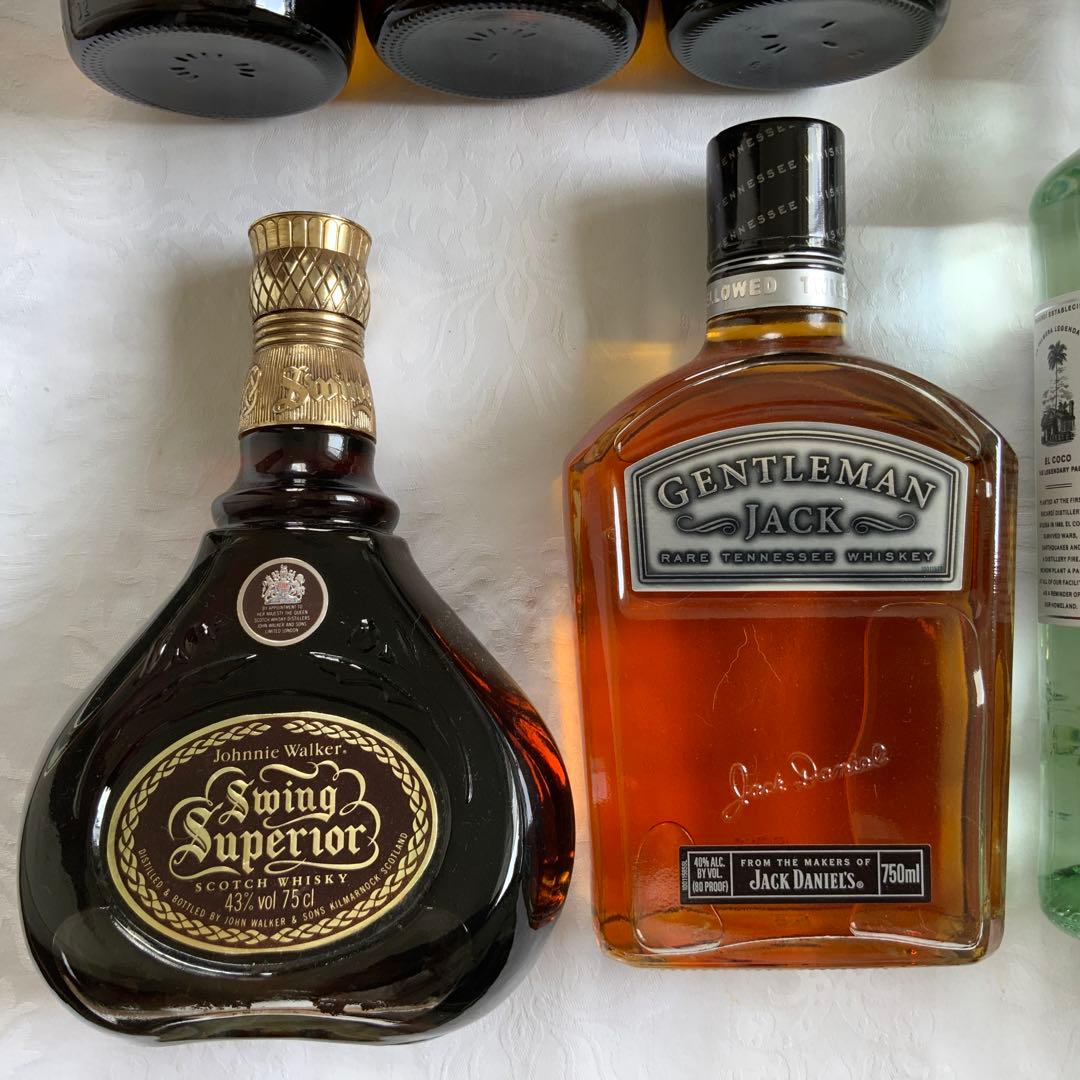 焼酎・コニャック・ウイスキー・ラム　8本セット