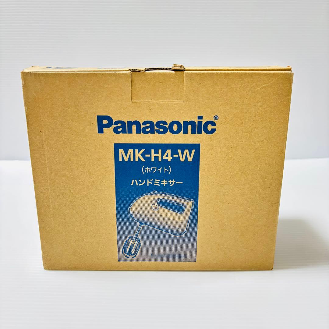 【未使用品】Panasonic ハンドミキサー MK-H4-W