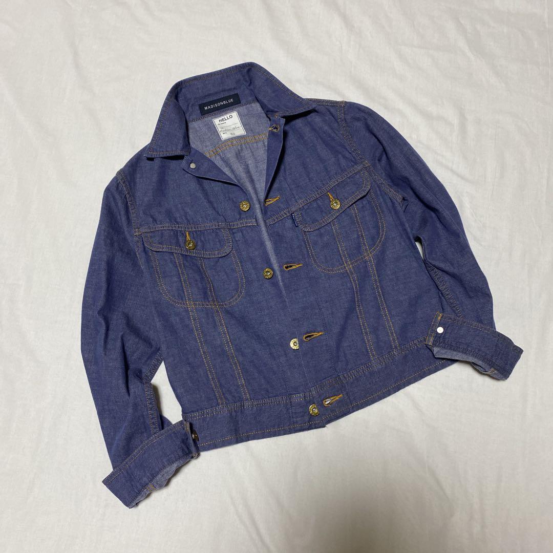 【極美品】MADISON BLUE デニムジャケット2 シャツ ライダース